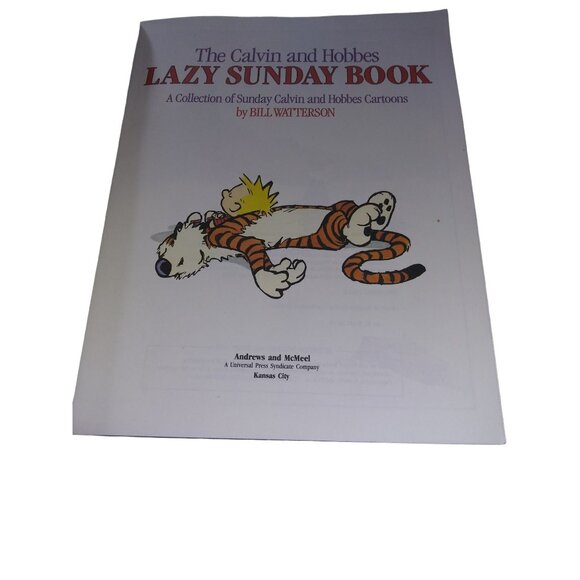 Calvin and Hobbes Comic Strip Paperback Books Lot of 5 Bill Watterson - Picture 10 of 13